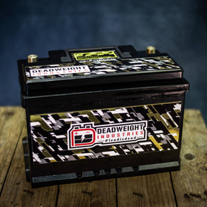 Deadweight Industries VIP race battery - 1500CCA 60Ah (180Ah PbEq) Lightweight Lithium Iron Phosphate (LiFePO4) Battery
