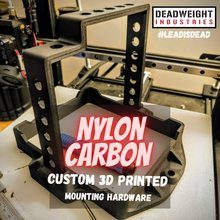 Load image into Gallery viewer, Nylon carbon 3D printed battery mounting hardware